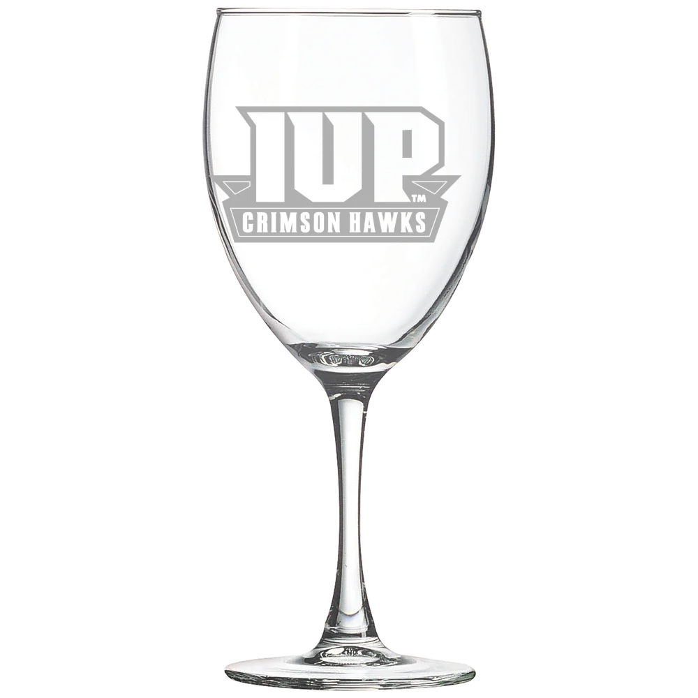 Indiana University of Pennsylvania Polar Camel 10 1/2 oz. Wine Glass