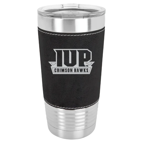 Indiana University of Pennsylvania Polar Camel 20 oz. Leatherette Grip Tumbler with Standard Lid