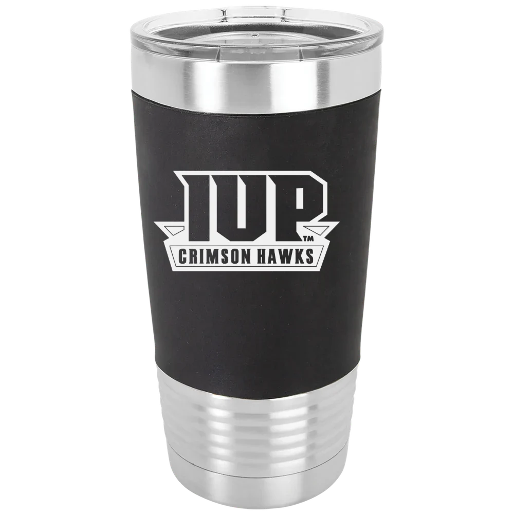 Indiana University of Pennsylvania Polar Camel 20 oz. Silicone Grip Tumbler with Standard Lid