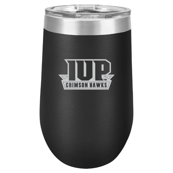 Indiana University of Pennsylvania Polar Camel 16 oz. Stemless Wine Tumbler