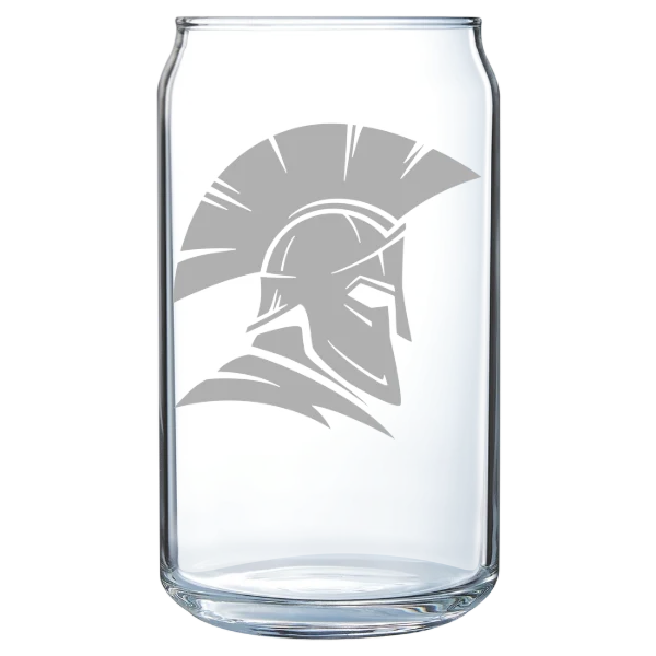 Jessup University Polar Camel 16 oz. Can Glass
