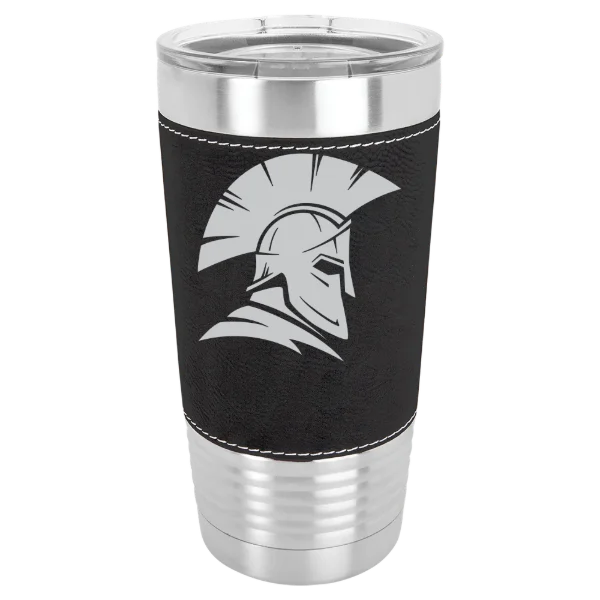Jessup University Polar Camel 20 oz. Leatherette Grip Tumbler with Standard Lid