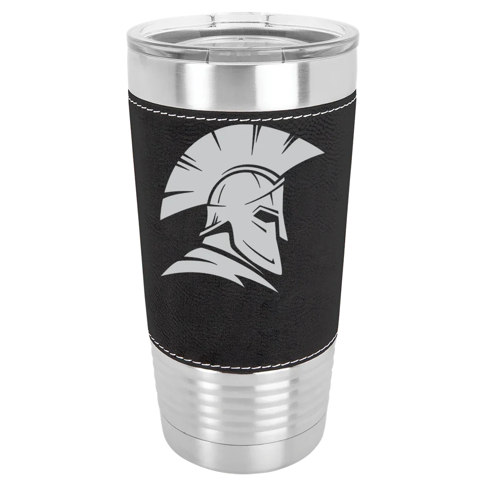 Jessup University Polar Camel 20 oz. Leatherette Grip Tumbler with Standard Lid