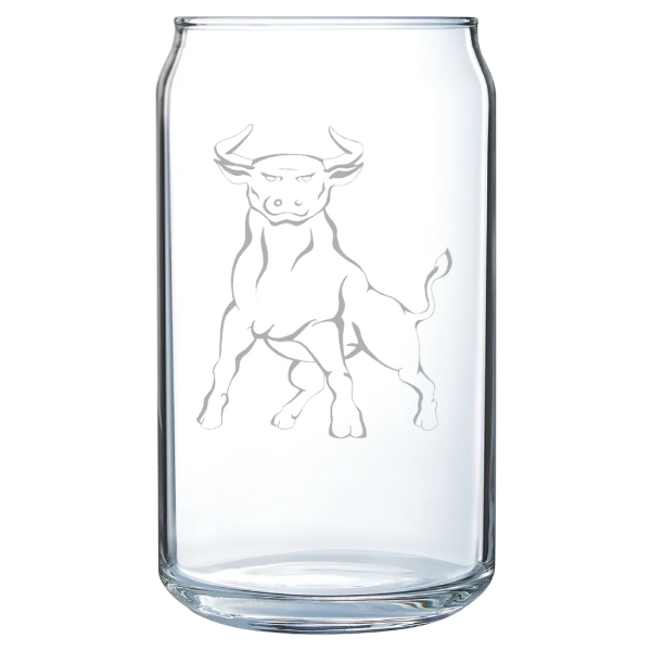 Johnson C. Smith University Polar Camel 16 oz. Can Glass