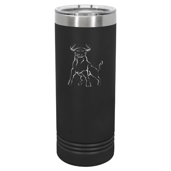 Johnson C. Smith University Polar Camel 22 oz. Skinny Tumbler with Slider Lid