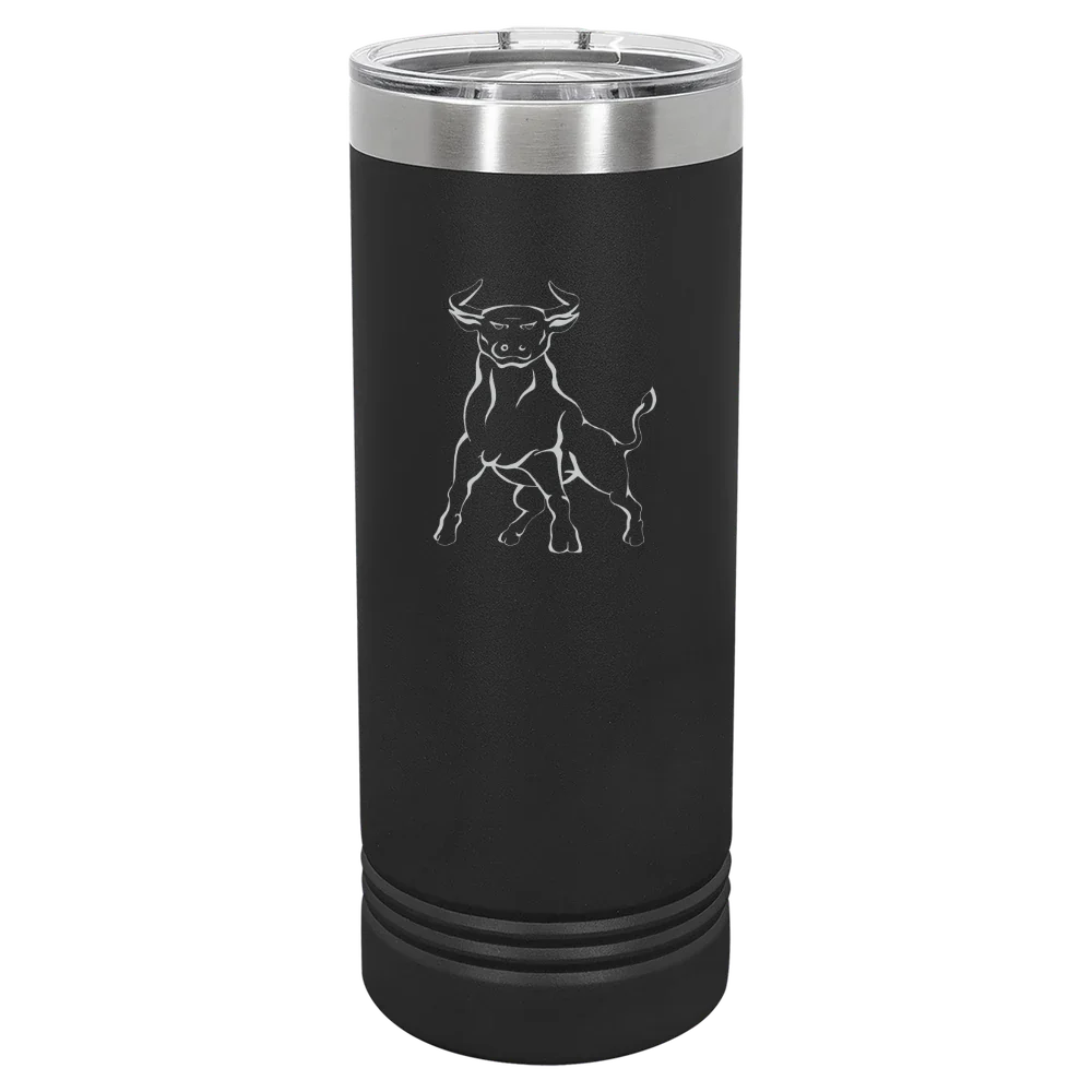 Johnson C. Smith University Polar Camel 22 oz. Skinny Tumbler with Slider Lid