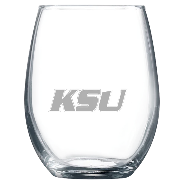 Kentucky State University Polar Camel 9 oz. Stemless Wine Glass
