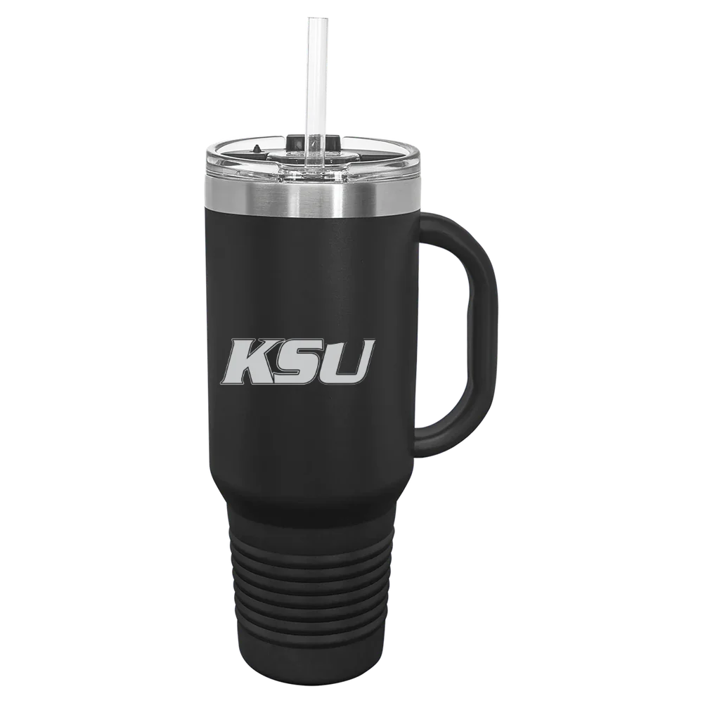 Kentucky State University Polar Camel 40 oz. Travel Mug with Snap Lid & Straw