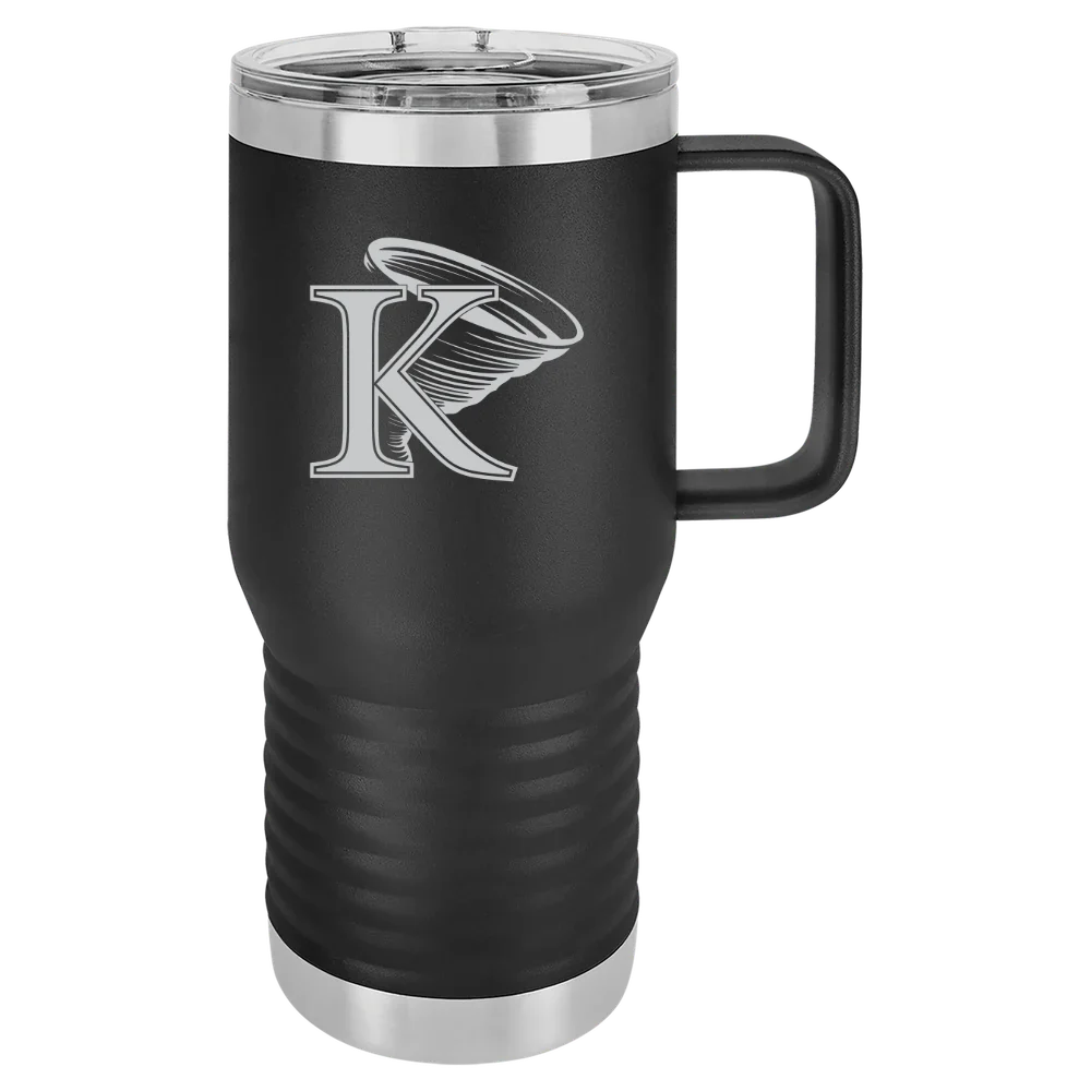 King University Polar Camel 20 oz. Travel Mug with Slider Lid