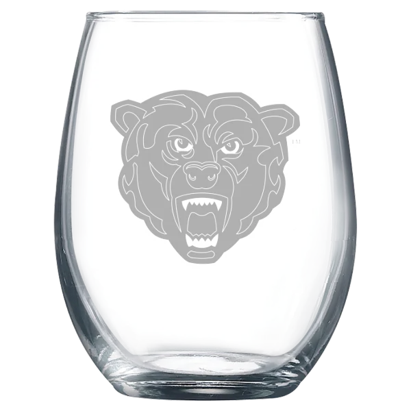 Kutztown University of Pennsylvania Polar Camel 9 oz. Stemless Wine Glass