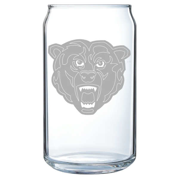 Kutztown University of Pennsylvania Polar Camel 16 oz. Can Glass
