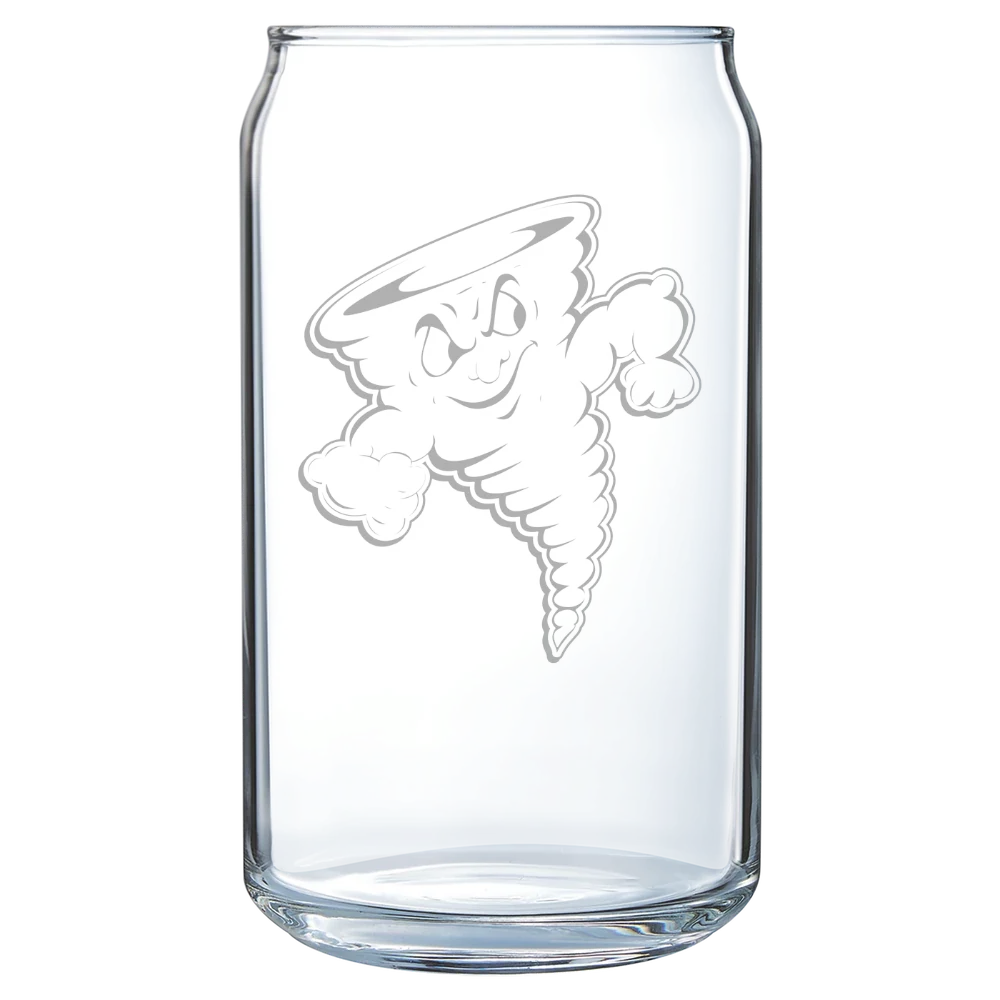 Lake Erie College Polar Camel 16 oz. Can Glass