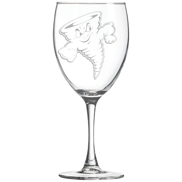 Lake Erie College Polar Camel 10 1/2 oz. Wine Glass