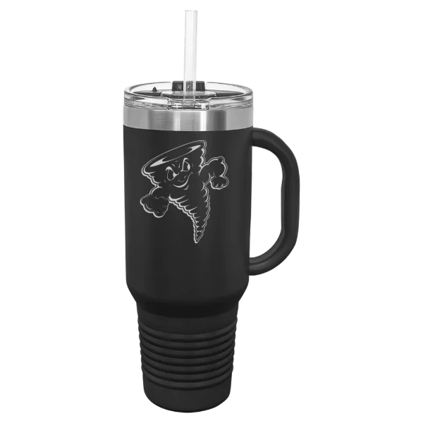Lake Erie College Polar Camel 40 oz. Travel Mug with Snap Lid & Straw
