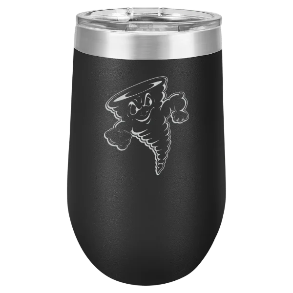 Lake Erie College Polar Camel 16 oz. Stemless Wine Tumbler