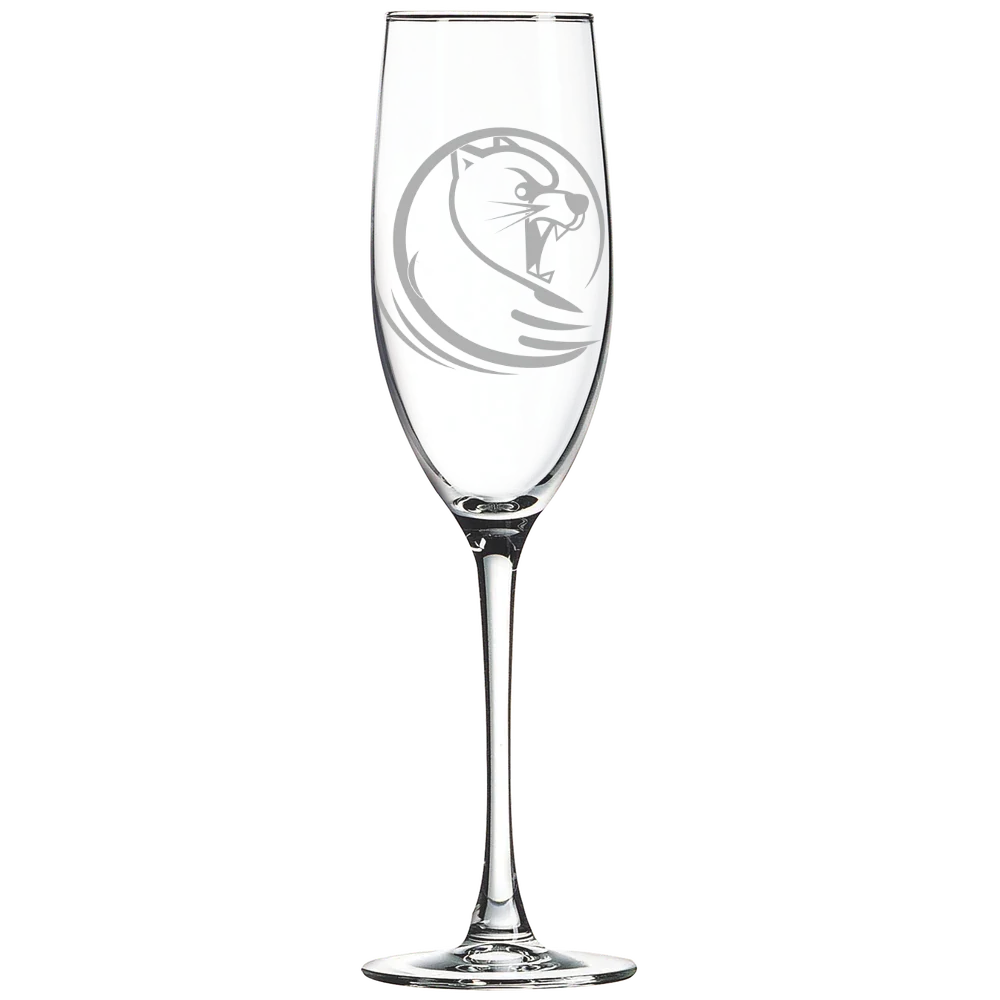 Lander University Polar Camel 8 oz. Champagne Flute