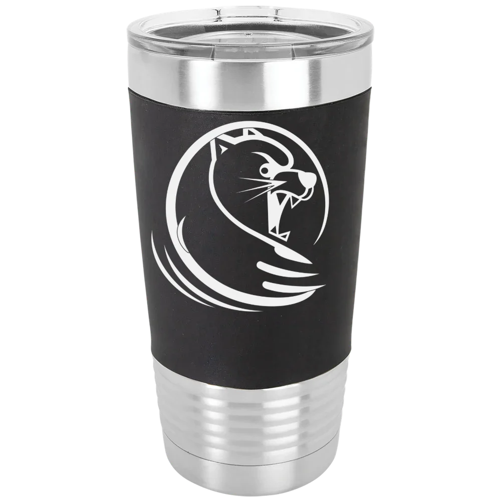 Lander University Polar Camel 20 oz. Silicone Grip Tumbler with Standard Lid