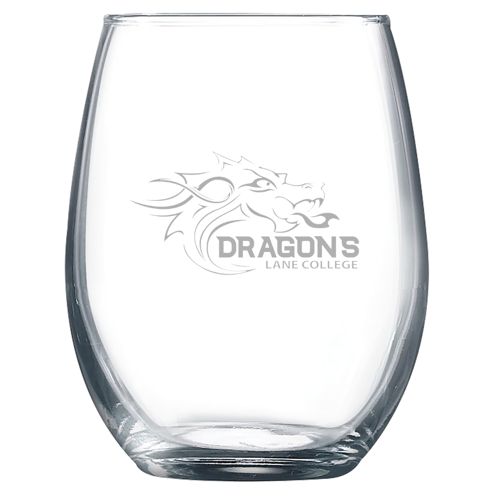 Lane College Polar Camel 9 oz. Stemless Wine Glass