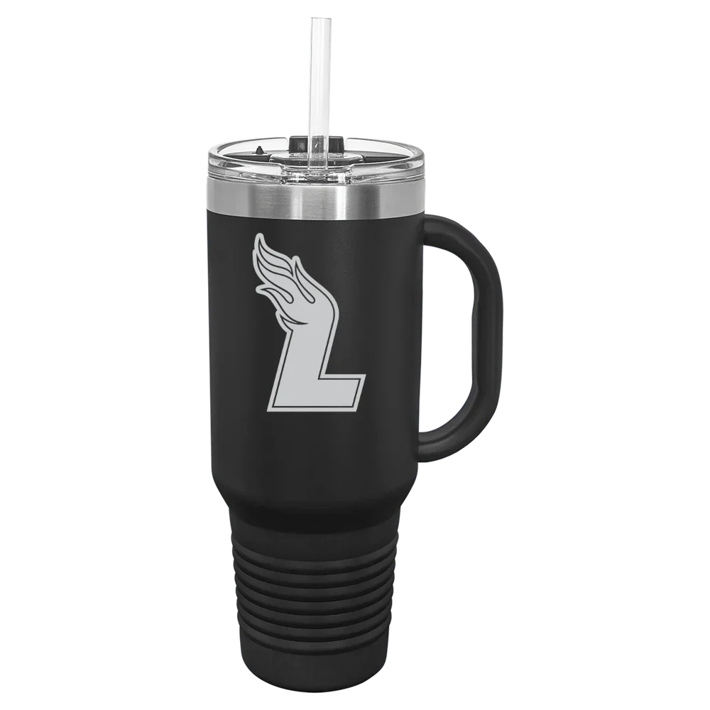 Lee University Polar Camel 40 oz. Travel Mug with Snap Lid & Straw