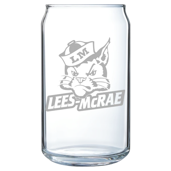 Lees-McRae College Polar Camel 16 oz. Can Glass