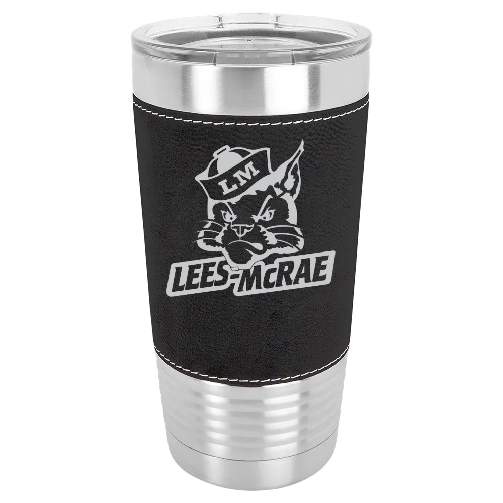Lees-McRae College Polar Camel 20 oz. Leatherette Grip Tumbler with Standard Lid