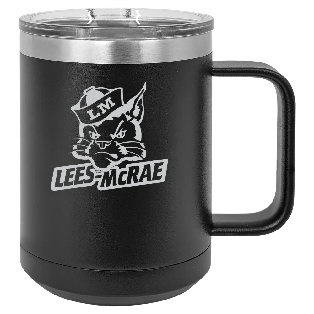 Lees-McRae College Polar Camel 15 oz. Mug with Slider Lid
