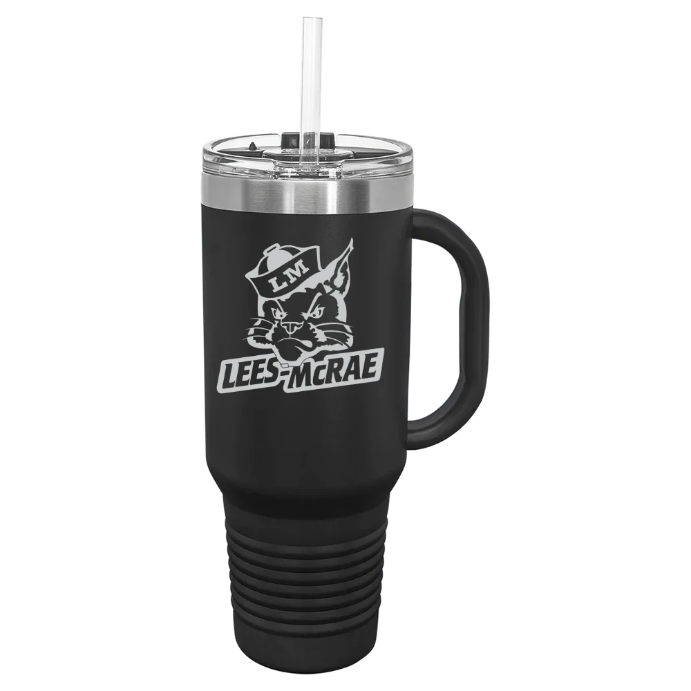 Lees-McRae College Polar Camel 40 oz. Travel Mug with Snap Lid & Straw