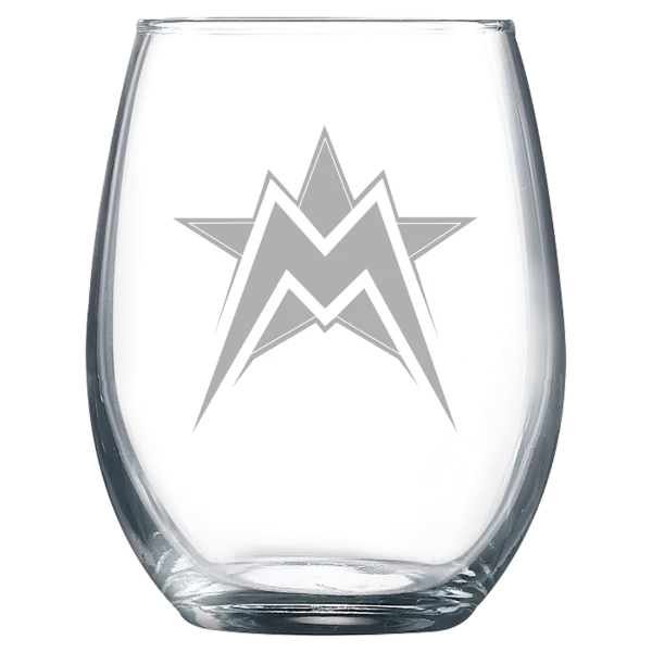 LeMoyne-Owen College Polar Camel 9 oz. Stemless Wine Glass