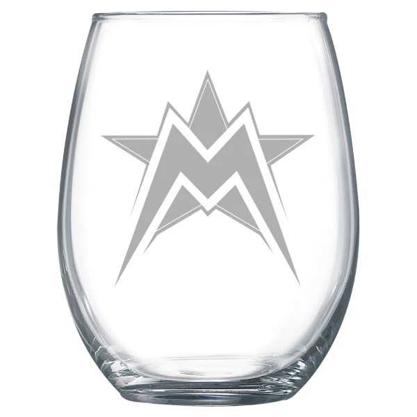 LeMoyne-Owen College Polar Camel 15 oz. Stemless Wine Glass