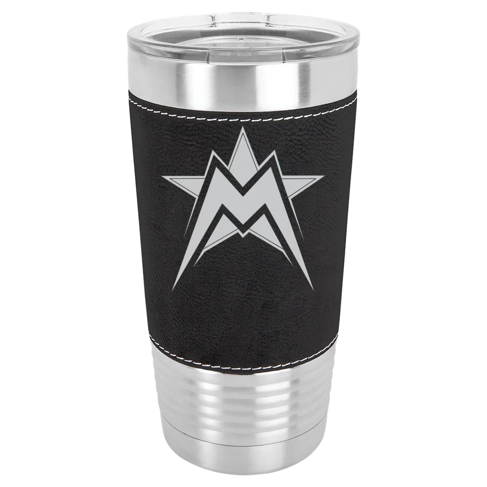 LeMoyne-Owen College Polar Camel 20 oz. Leatherette Grip Tumbler with Standard Lid