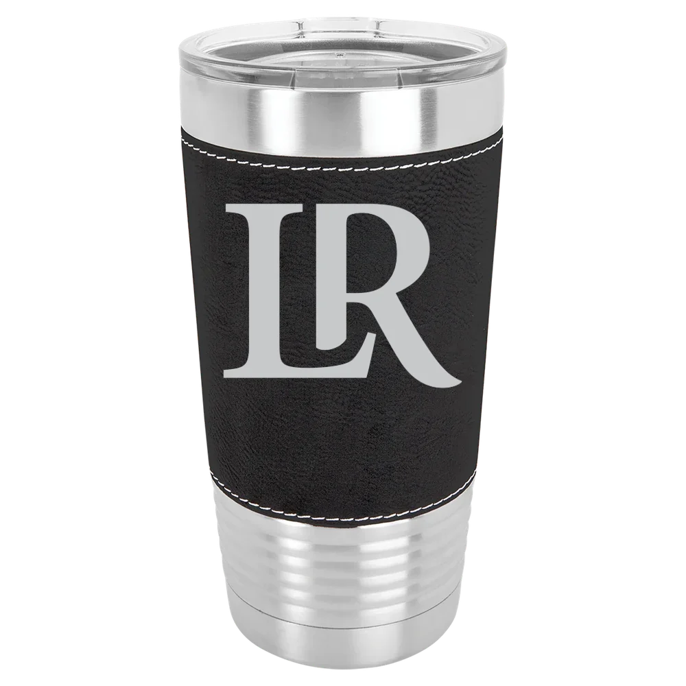 Lenoir-Rhyne University Polar Camel 20 oz. Leatherette Grip Tumbler with Standard Lid