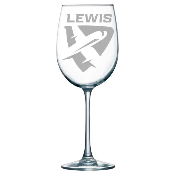 Lewis University Polar Camel 19 oz. Wine Glass
