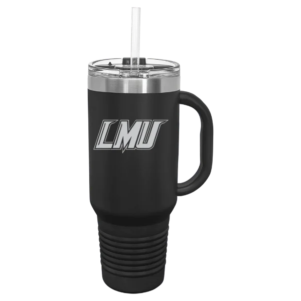 Lincoln Memorial University Polar Camel 40 oz. Travel Mug with Snap Lid & Straw