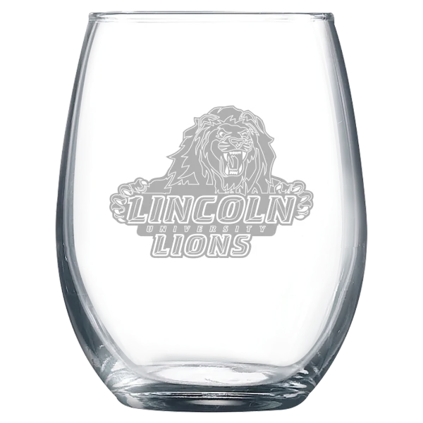 Lincoln University (Pennsylvania) Polar Camel 9 oz. Stemless Wine Glass