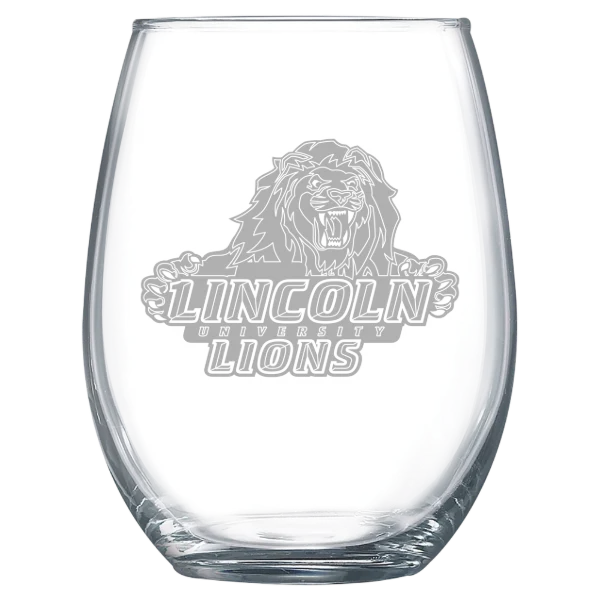 Lincoln University (Pennsylvania) Polar Camel 15 oz. Stemless Wine Glass