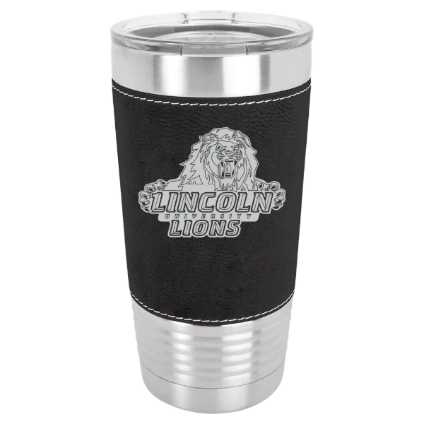 Lincoln University (Pennsylvania) Polar Camel 20 oz. Leatherette Grip Tumbler with Standard Lid