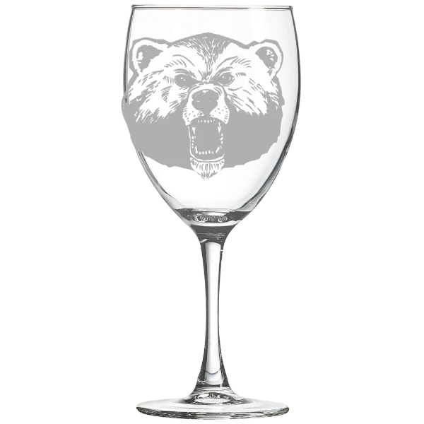 Livingstone College Polar Camel 10 1/2 oz. Wine Glass