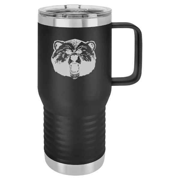 Livingstone College Polar Camel 20 oz. Travel Mug with Slider Lid