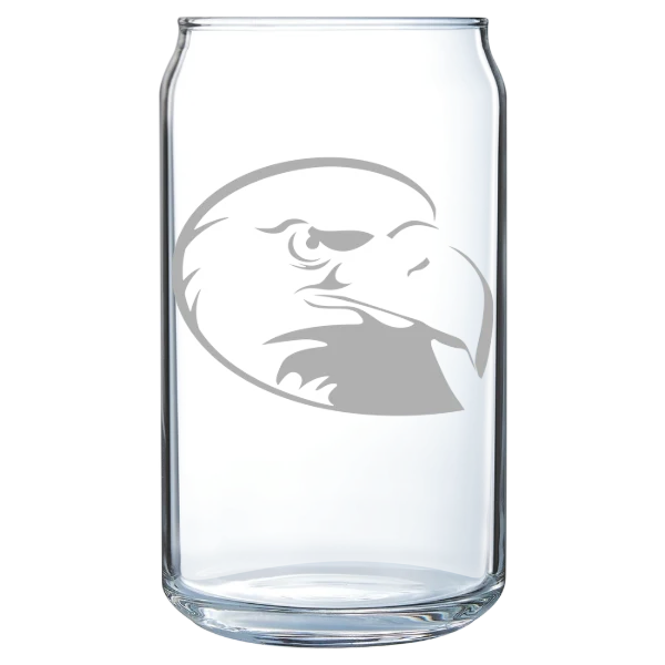 Lock Haven University of Pennsylvania Polar Camel 16 oz. Can Glass