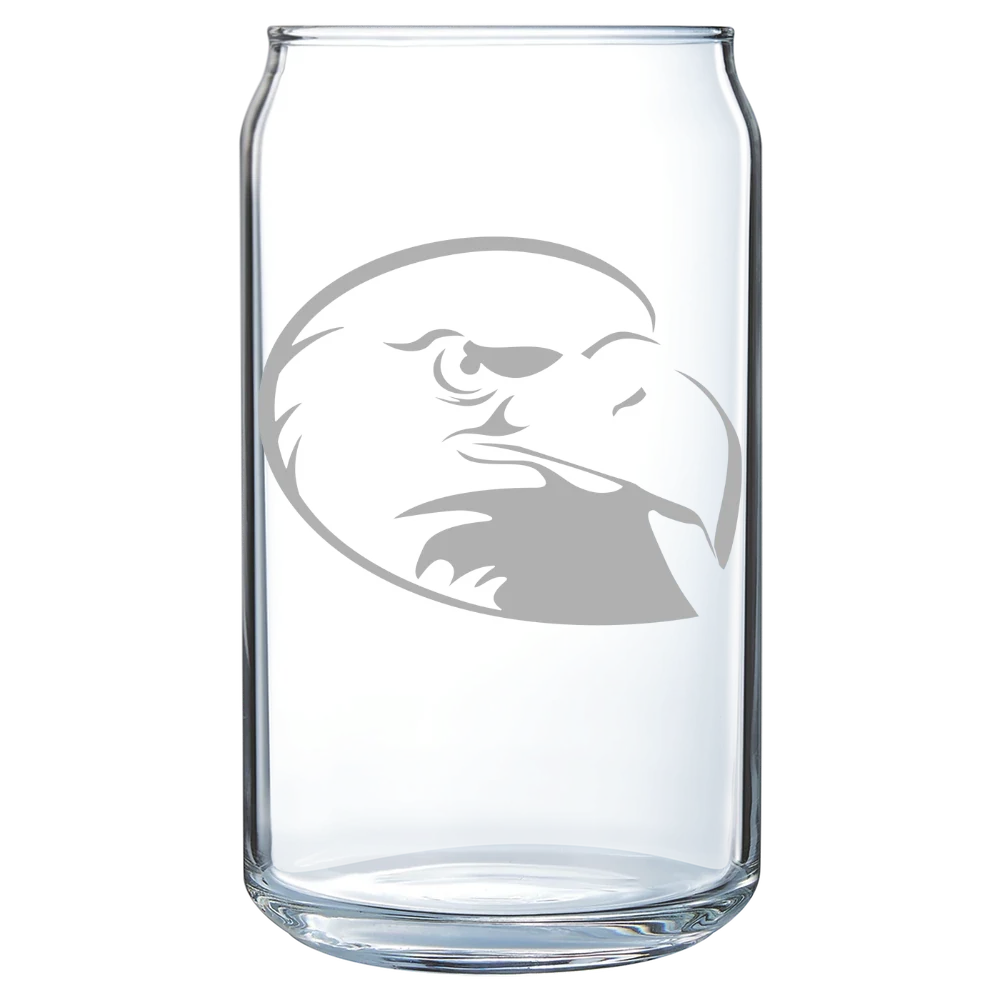 Lock Haven University of Pennsylvania Polar Camel 16 oz. Can Glass