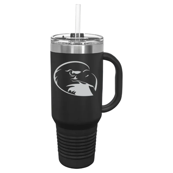 Lock Haven University of Pennsylvania Polar Camel 40 oz. Travel Mug with Snap Lid & Straw