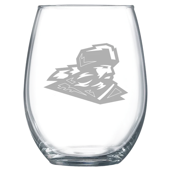 Mansfield University of Pennsylvania Polar Camel 15 oz. Stemless Wine Glass