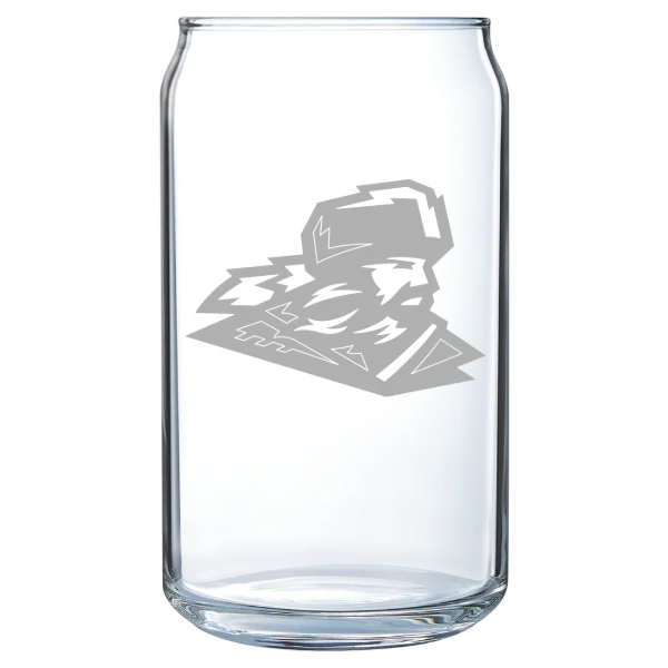 Mansfield University of Pennsylvania Polar Camel 16 oz. Can Glass