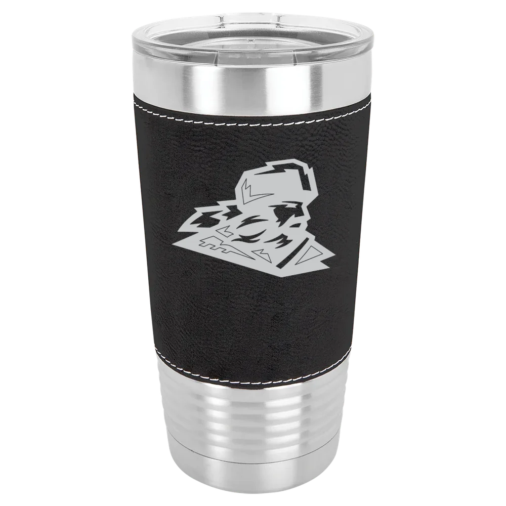 Mansfield University of Pennsylvania Polar Camel 20 oz. Leatherette Grip Tumbler with Standard Lid