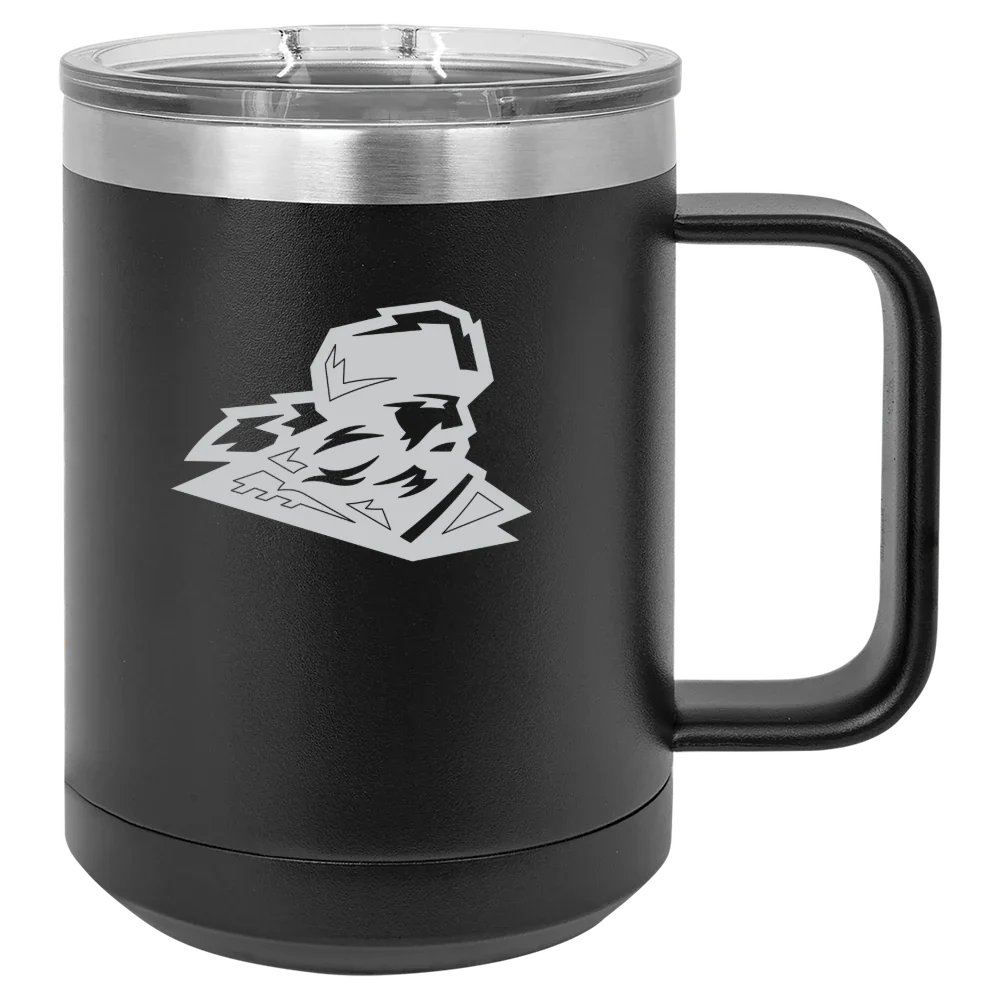 Mansfield University of Pennsylvania Polar Camel 15 oz. Mug with Slider Lid