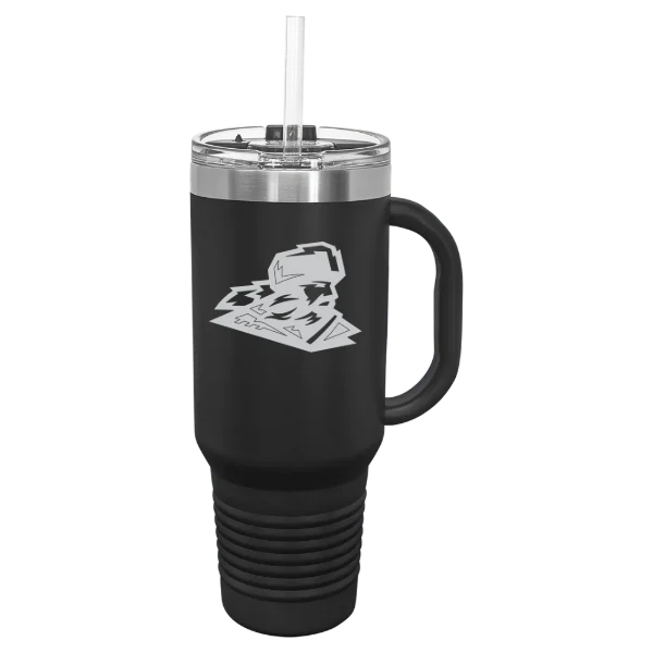 Mansfield University of Pennsylvania Polar Camel 40 oz. Travel Mug with Snap Lid & Straw