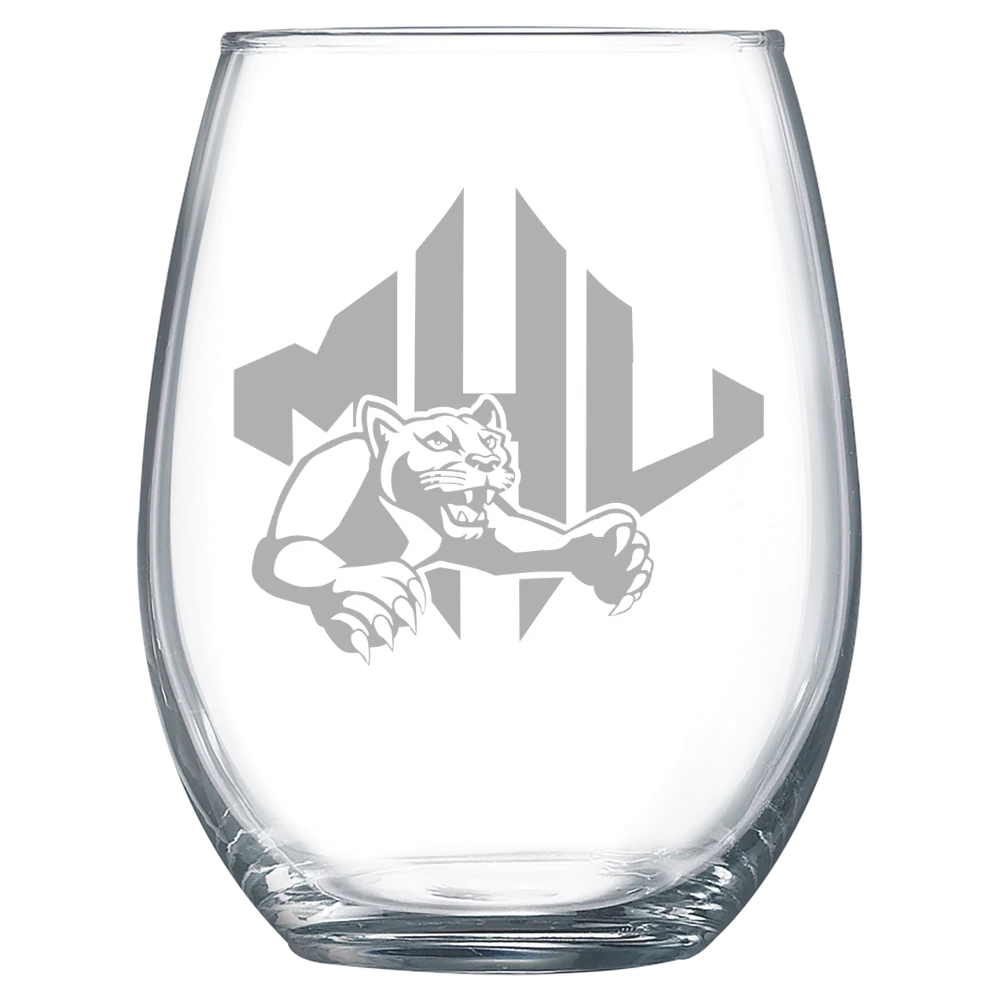 Mars Hill University Polar Camel 15 oz. Stemless Wine Glass
