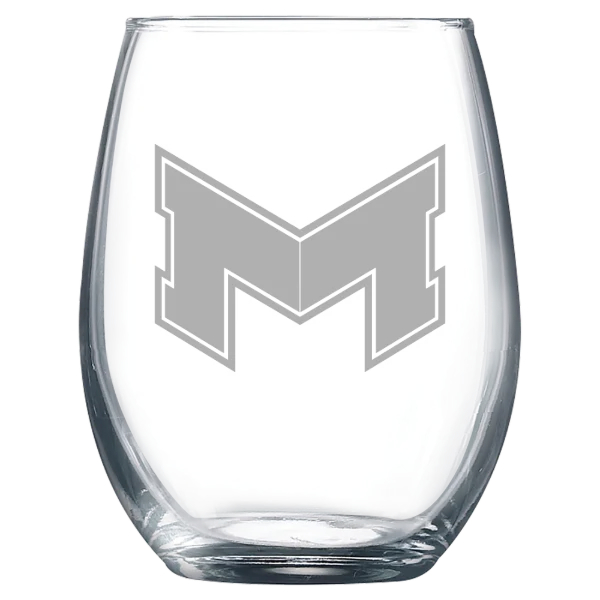 Maryville University of Saint Louis Polar Camel 9 oz. Stemless Wine Glass