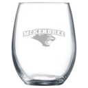 McKendree University Polar Camel 9 oz. Stemless Wine Glass