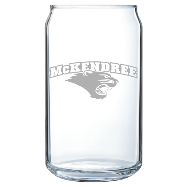 McKendree University Polar Camel 16 oz. Can Glass